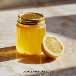 3-ingredient gelatin recipe for weight loss in a bowl.