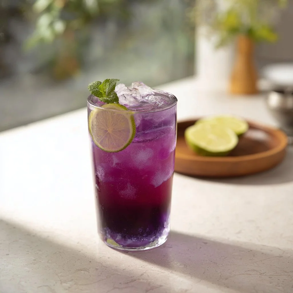 Butterfly Pea Flower Iced Tea