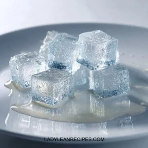 Colorful clear gelatin treats in various shapes and sizes