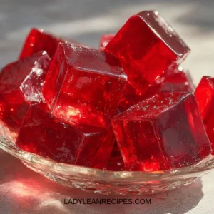 Bowl of vegan gelatin made with plant-based ingredients for dessert recipes